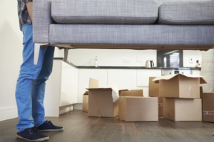 People moving a couch